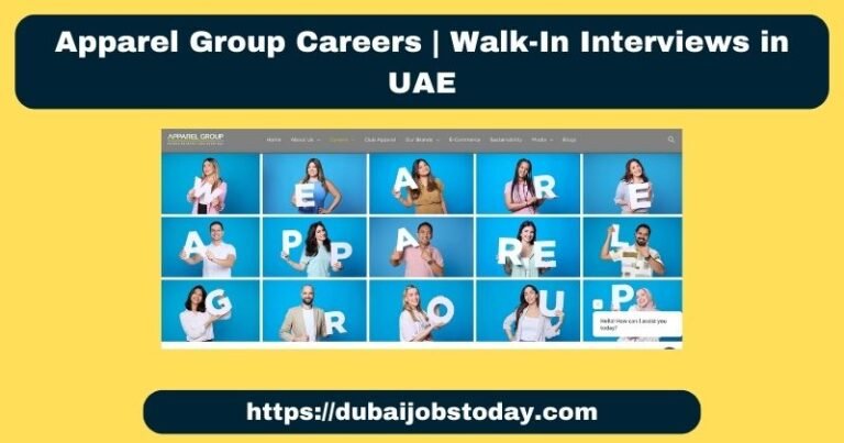 Apparel Group Careers | Walk-In Interviews in UAE