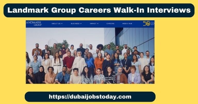 Landmark Group Careers Walk-In Interviews